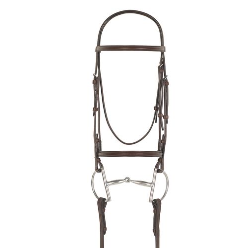 Camelot Plain Raised Bridle - Black