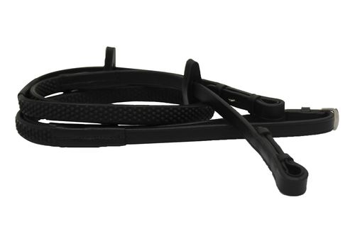 Rambo Micklem Competition Reins - Black