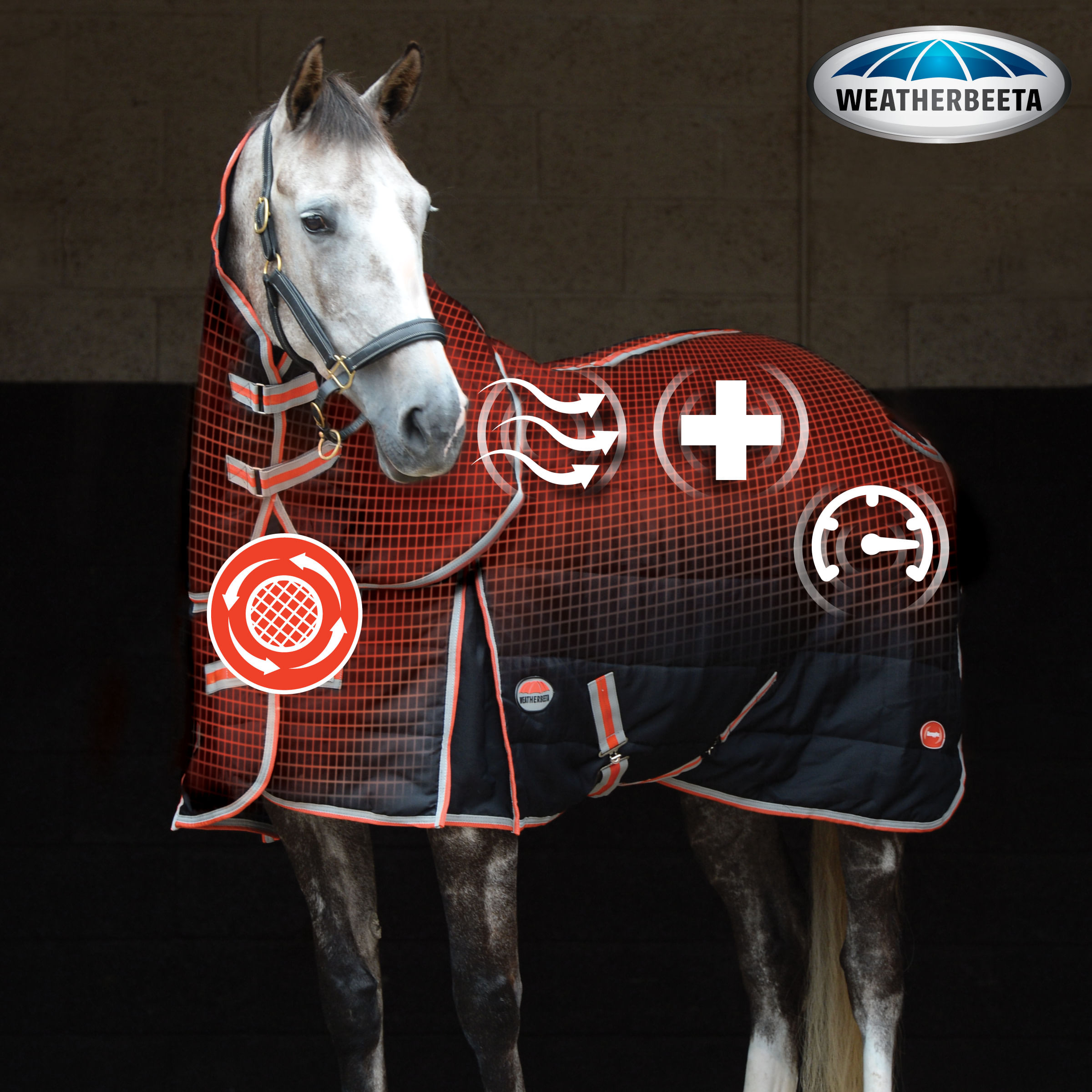 Bandage Cheval Therapy-Tec Weatherbeeta - Technologie Céramique - Récupération Et Prévention