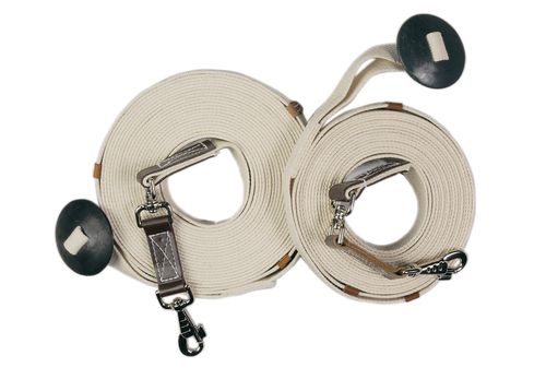 Centaur Cotton Web 25ft Lunge w/Donut - Natural