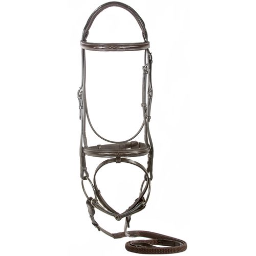 Nunn Finer Gianna Flash Bridle - Havana