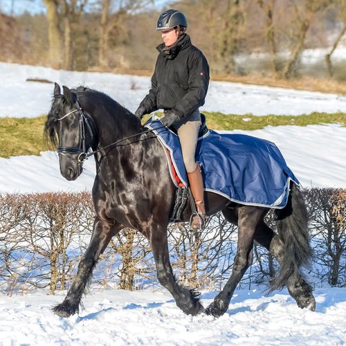 Bucas Riding Rug - Navy