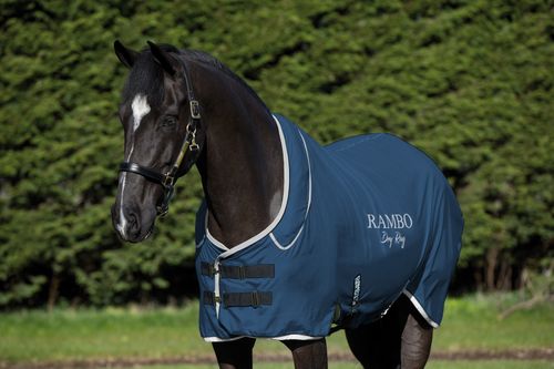 Rambo Dry Rug Supreme Cooler - Navy/Silver