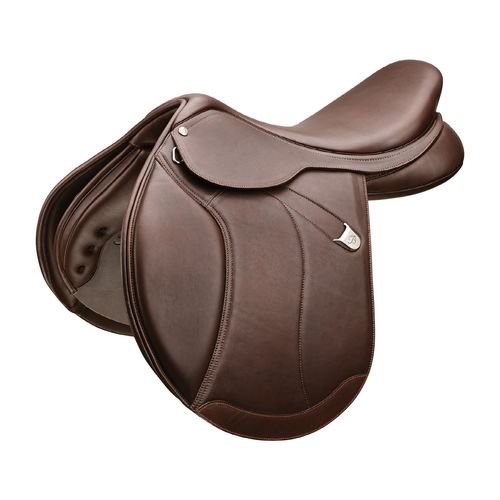 Bates Caprilli Luxe Leather Close Contact Saddle - Classic Brown