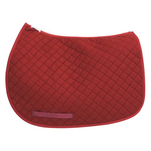 TuffRider Basic Pony Saddle Pad - Burgundy
