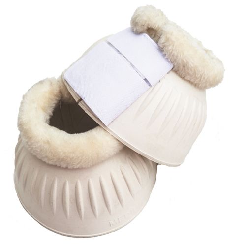 Nunn Finer Velcro Fleece Lined Bell Boot - White