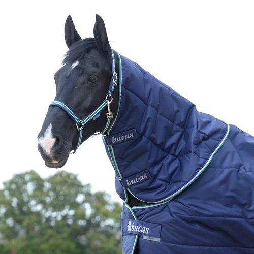 Bucas Quilt Combi Neck - Navy