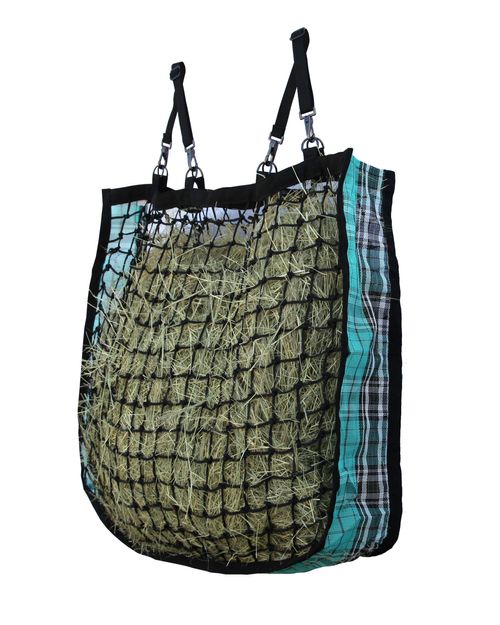 Kensington Four Flake Slow Feed Hay Bag - Black Ice