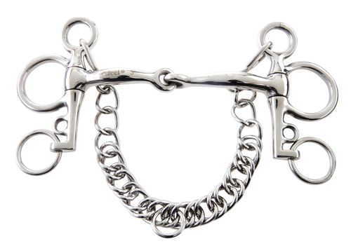 JP Korsteel Curved Tom Thumb Pelham Bit