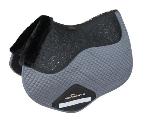 Shires Performance Fusion Jump Saddle Pad - Grey