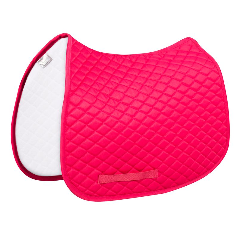 TuffRider Basic All Purpose Saddle Pad Hot Pink Bit