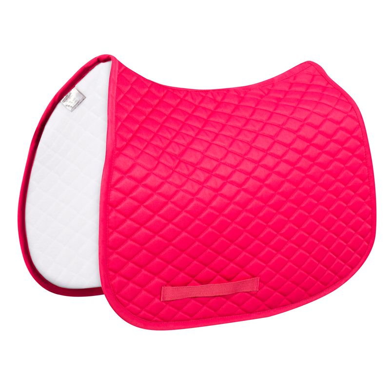 TuffRider Basic All Purpose Saddle Pad - Hot Pink | Equishopper - Bit ...