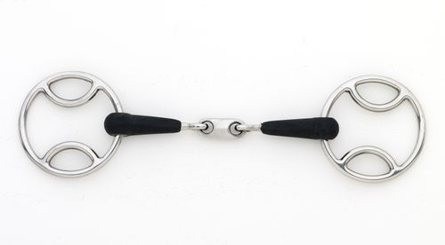 Centaur Oval Link Loop Ring Gag - Stainless Steel