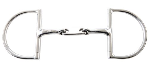 JP Korsteel Curved Dr Bristol Hunter Dee Ring Snaffle Bit