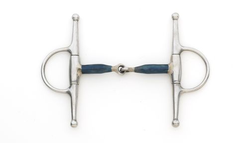 Centaur Medium Joint Eggbutt Full Cheek - Blue Steel