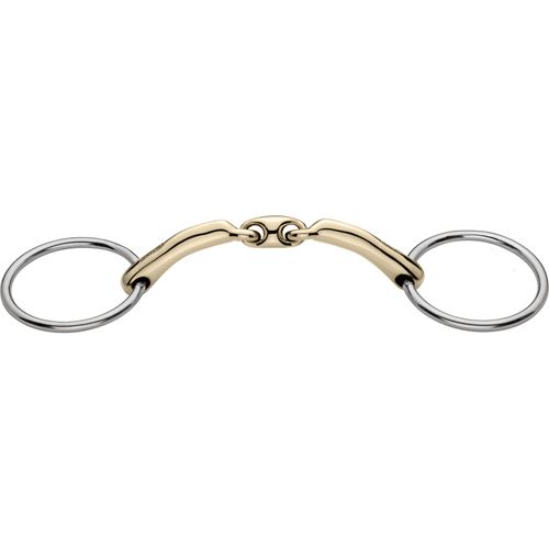 Herm Sprenger Novocontact Loose Ring Snaffle Bit 14mm Double Jointed