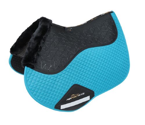 Shires Performance Fusion Jump Saddle Pad - Ocean Blue