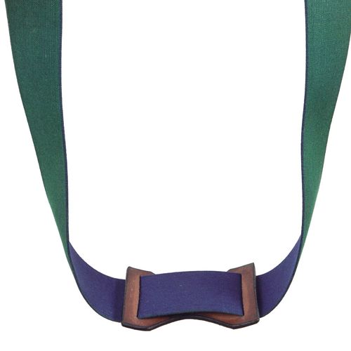 Nunn Finer Reversible German Elastic Breastplate - Havana/Brass