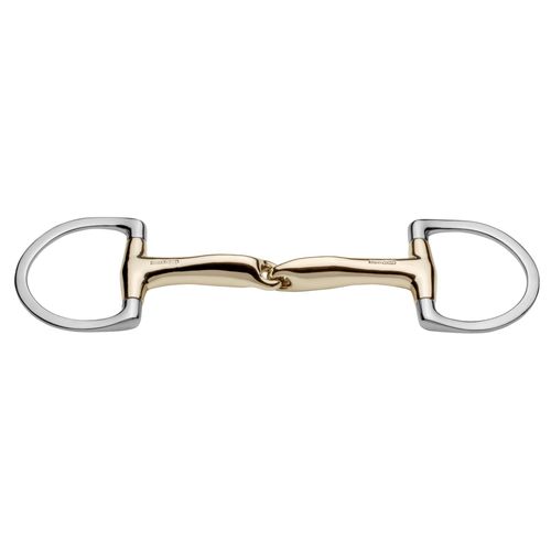 Herm Sprenger Novocontact Eggbutt D-Ring Bit 14mm Single Jointed