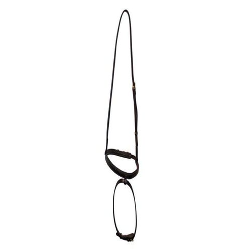 Nunn Finer Bridle Cavesson with Sewn in Flash - Havana/Zinc