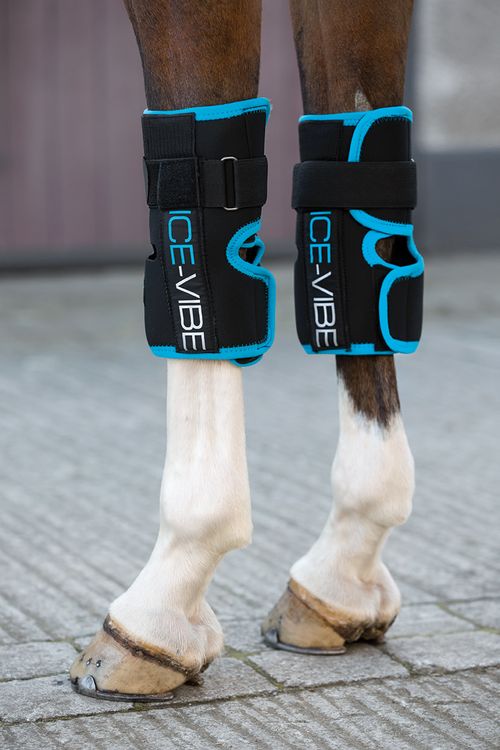 Ice-Vibe Knee Wrap - Black/Aqua