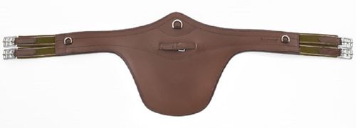 Ovation Leather Belly Guard Girth - Brown