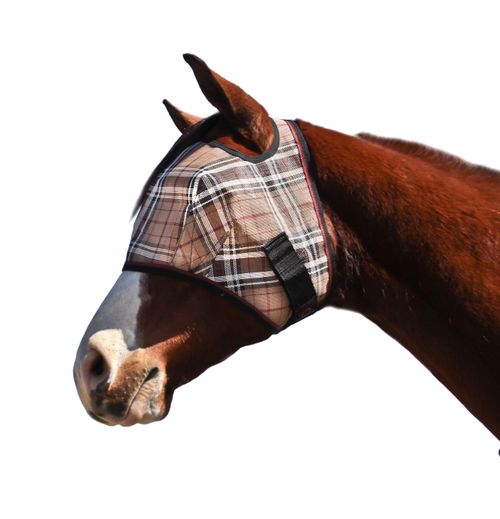 Kensington Signature Fly Mask w/Web Trim - Deluxe Black