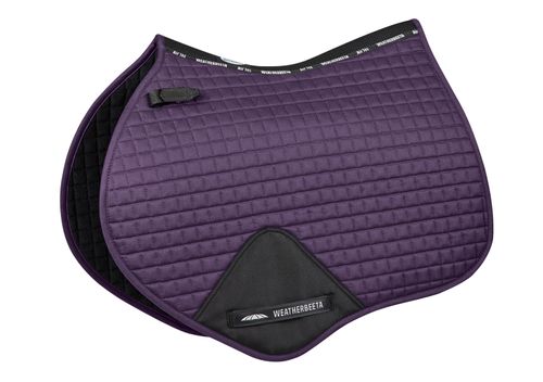 Weatherbeeta Prime Jump Shaped Saddle Pad - Purple Penant