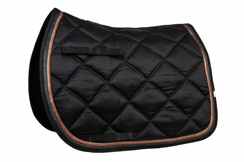Lettia Rosegold All Purpose Pad - Black/Rose Gold Trim