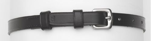 Camelot Square Buckle Spur Straps - Black