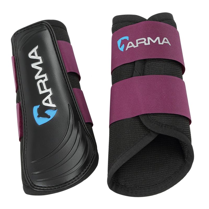 Shires ARMA Air Motion Brushing Boots Plum Arma1889PLUM