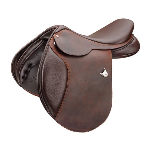 Bates Caprilli Heritage Leather Close Contact Saddle - Classic Brown