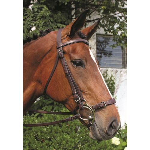 Nunn Finer Adjustable Lever Noseband - Havana/Zinc