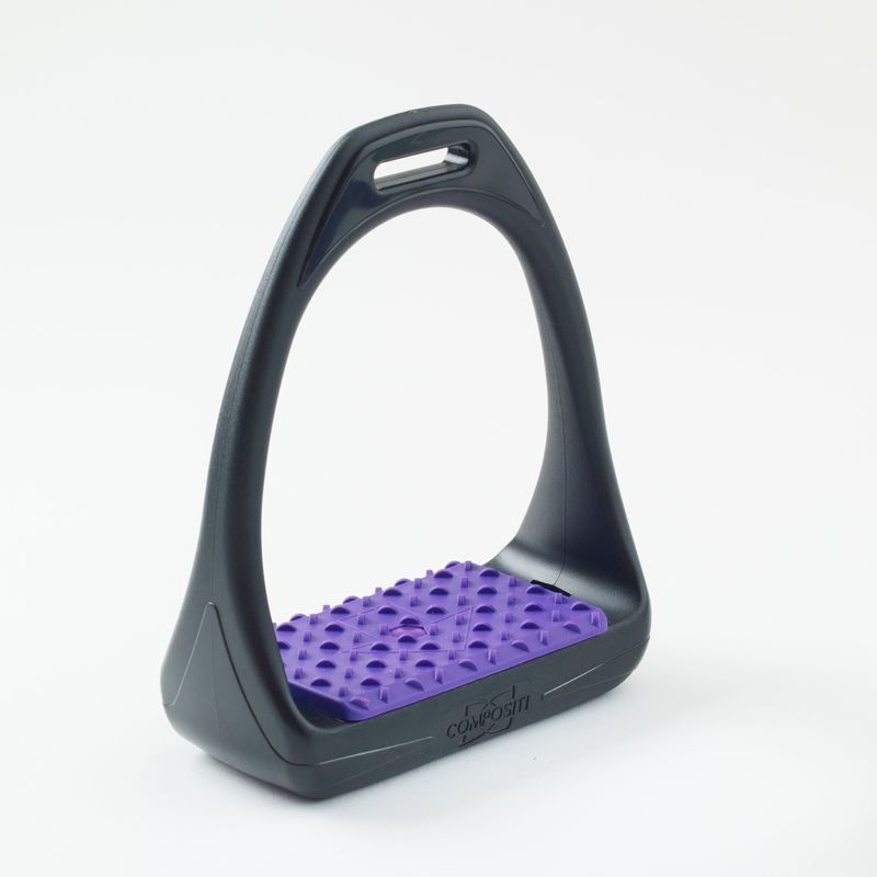 Compositi Reflex 3D Wide Track Stirrups - Purple - Compositi-465137-Purple