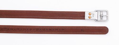 Pessoa Covered Leather Clasp End Leathers - Oakbark