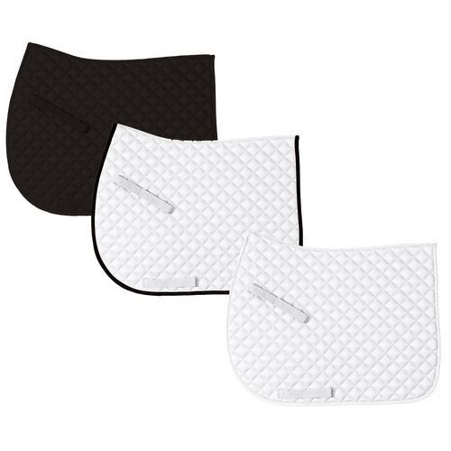 Centaur Imperial Quilted Dressage Pad - White/White