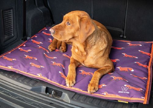 Digby & Fox Waterproof Dog Bed - Plum Fox