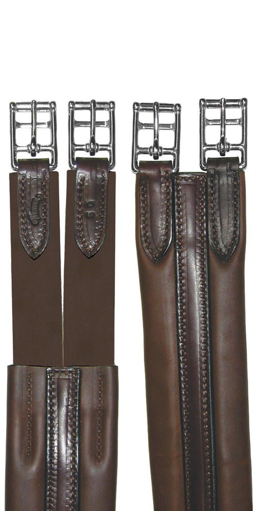 Nunn Finer Contour Elastic Single End Girth - Havana