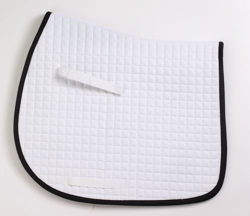 Centaur Imperial Quilted Dressage Pad - White/Black