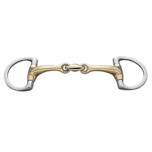 Herm Sprenger Dynamic RS Eggbutt D-Ring Bradoon Bit 14mm Double Jointed