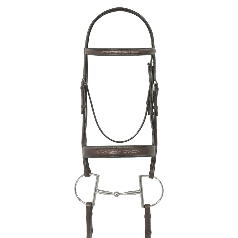 Ovation Elite Raised Flat Wide Noseband Traditional Crown