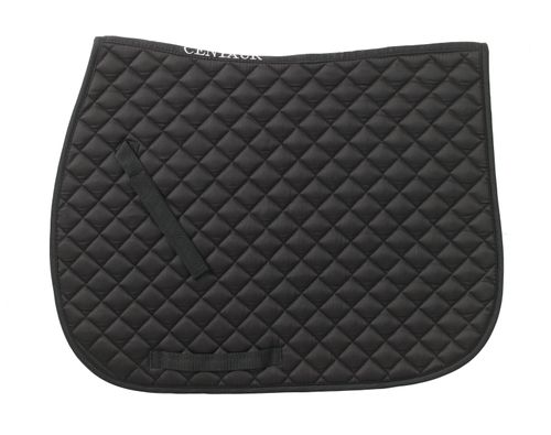 Centaur Imperial Quilted Close Contact Saddle Pad - Black/Black