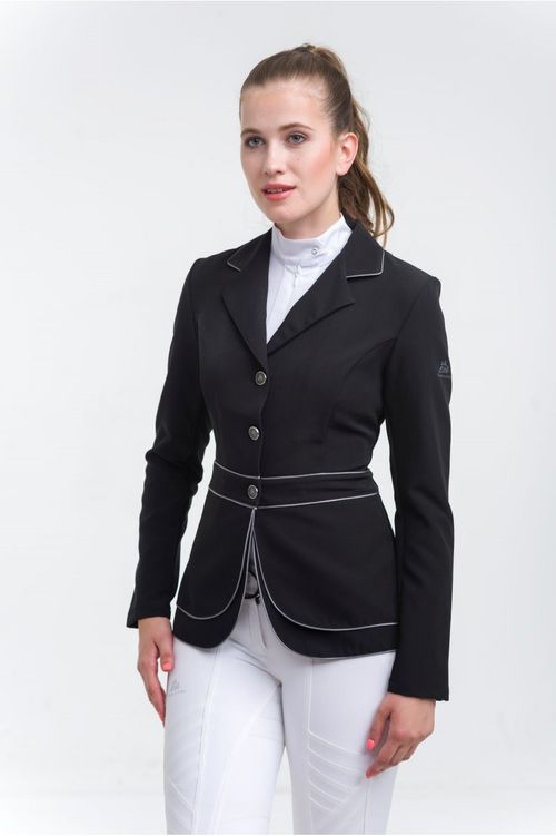 Cavalliera Women's Venice Show Jacket - Black/Grey