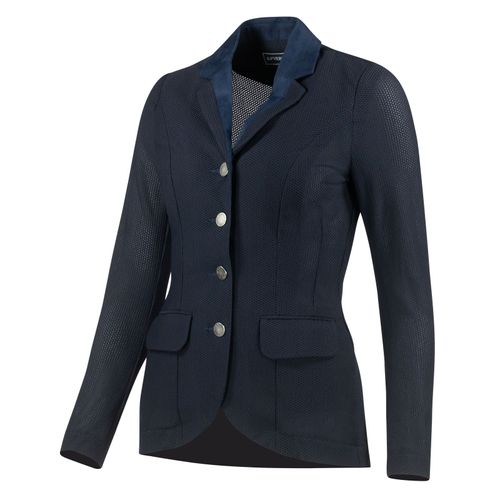 B Vertigo Women's Gabrielle Mesh Show Jacket - Navy Dark Blue