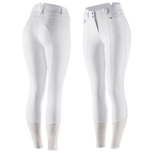 Horze Women's Angelina Full Seat Breeches - White