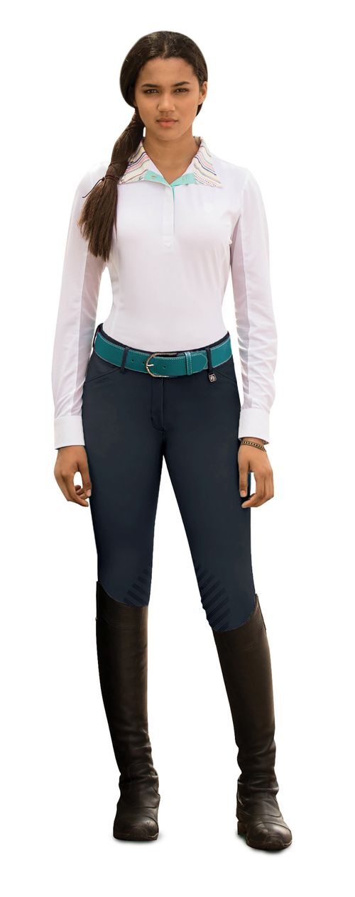 Romfh Women's Sarafina Knee Patch Euro Grip - Greystoke