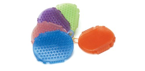 Equi-Essentials EcoPure Jelly Glitter Scrubber - Purple