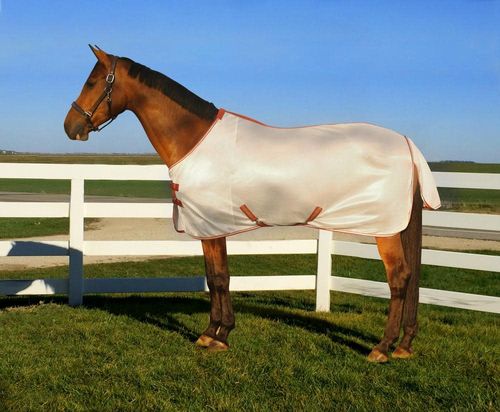 TuffRider Sport Mesh Fly Sheet - Frosted Almond