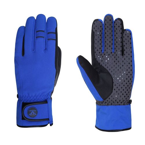 Equine Couture Black Diamond Winter Gloves - Royal Blue