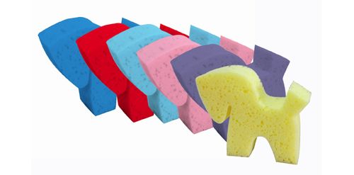 Equi-Essentials Pony Grooming Sponge Six Pack - Assorted